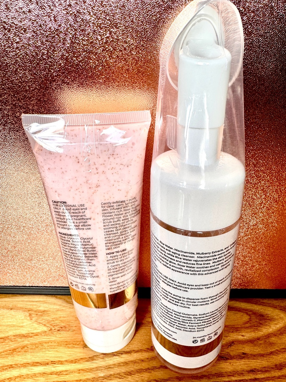 Rose Quartz Peptide Facial Cleanser & Scrub - Picture 2 of 3
